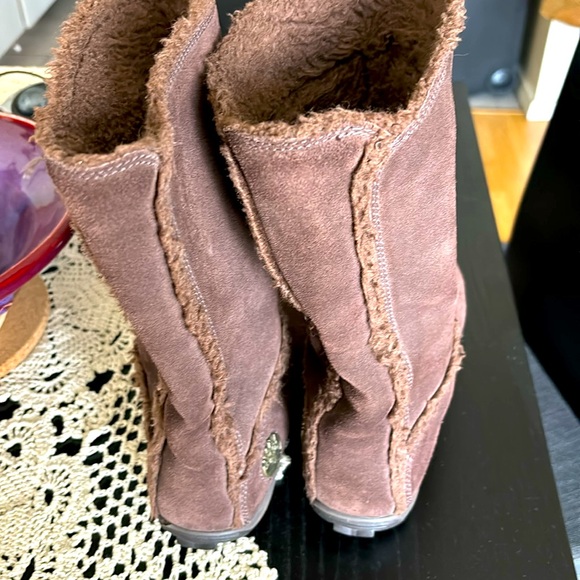 Timberland fuzzy boots - Brown - Picture 4 of 6